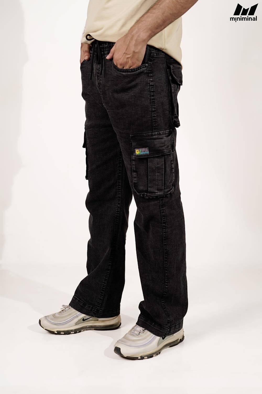 Wash Baggy Jeans | Black