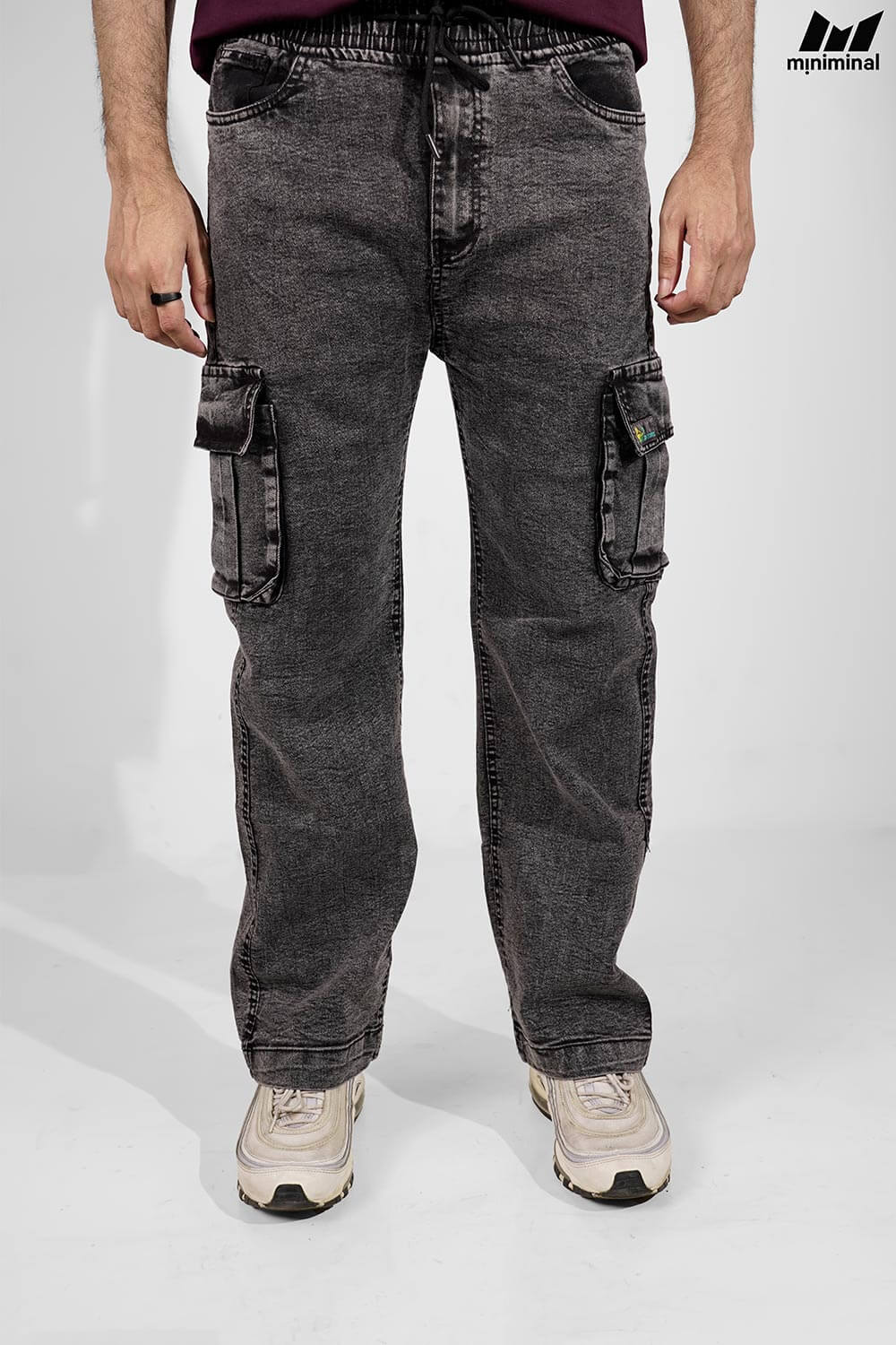 Wash Baggy Jeans | Ash - Image 2