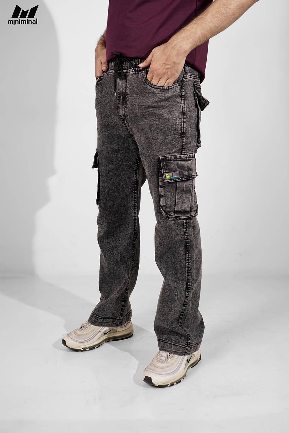 Wash Baggy Jeans | Ash