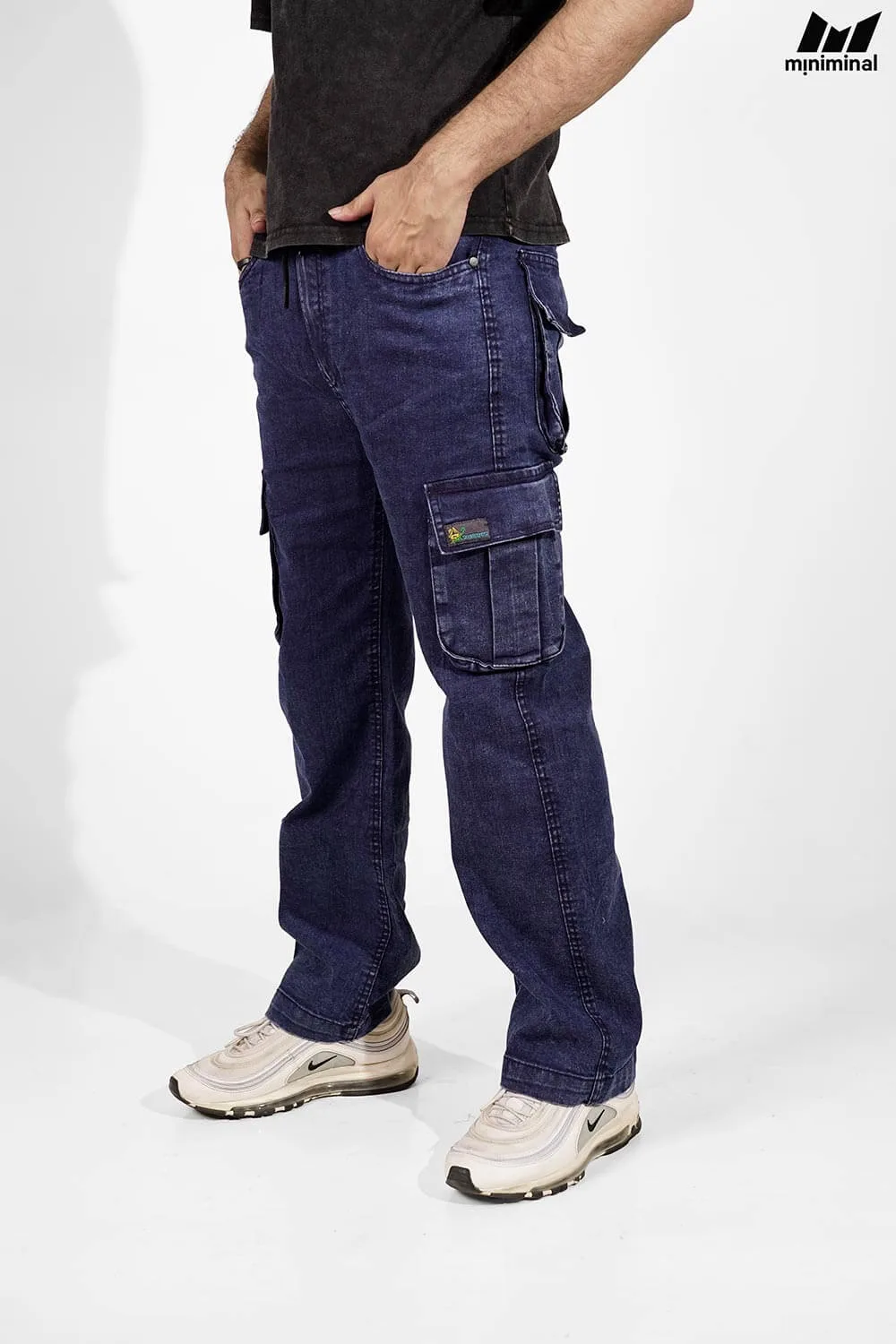 Wash Baggy Jeans | Blue
