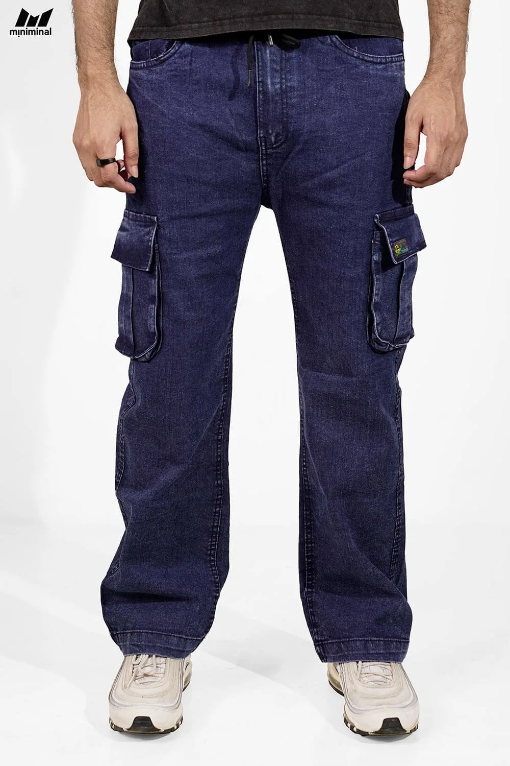 Wash Baggy Jeans | Blue - Image 2