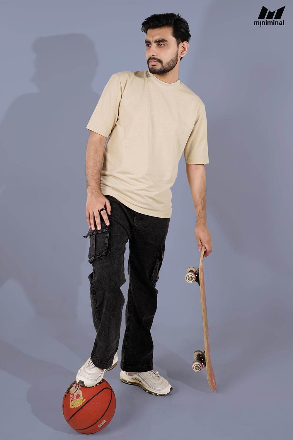 Premium Terry Drop Shoulder | Base Biscuit - Image 3