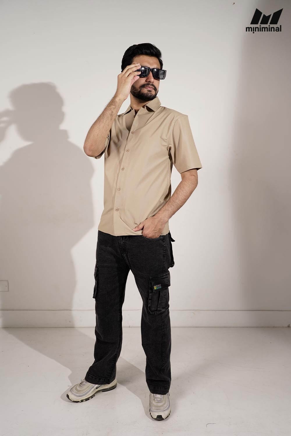 Miniminal Premium Half Sleeve Cuban Shirt | D2 - Image 3