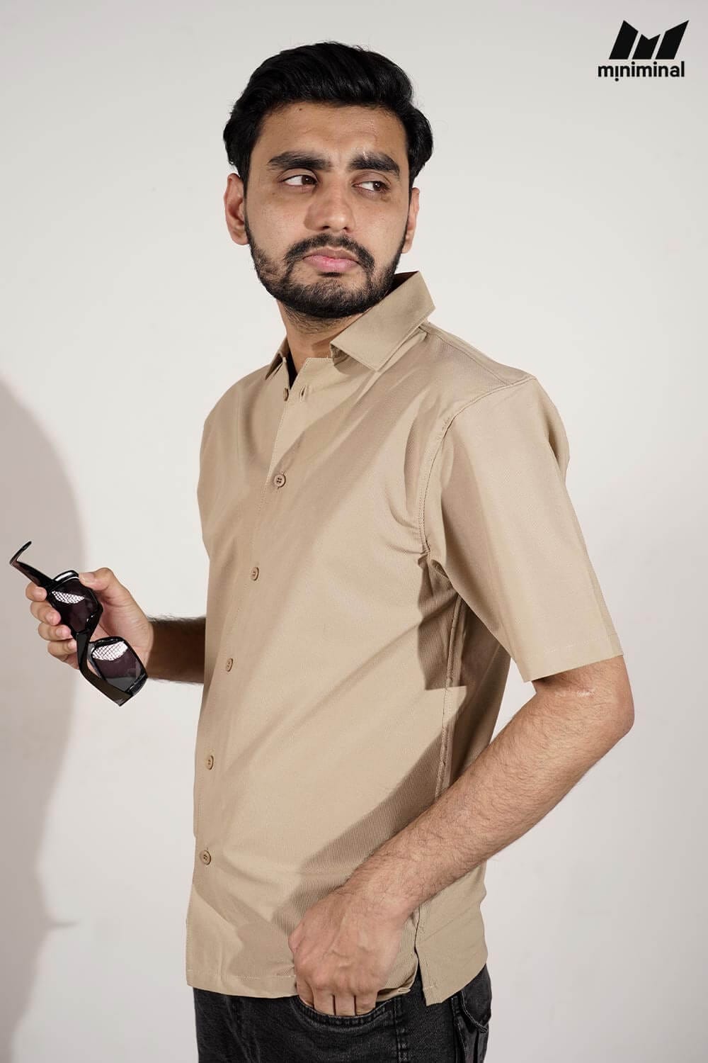 Miniminal Premium Half Sleeve Cuban Shirt | D2 - Image 2
