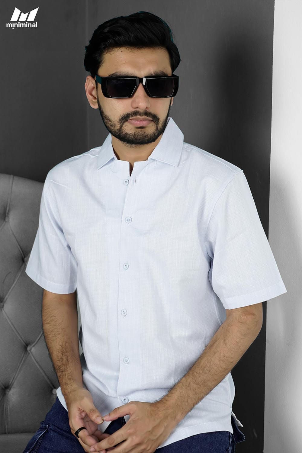 Miniminal Premium Half Sleeve Cuban Shirt | D3
