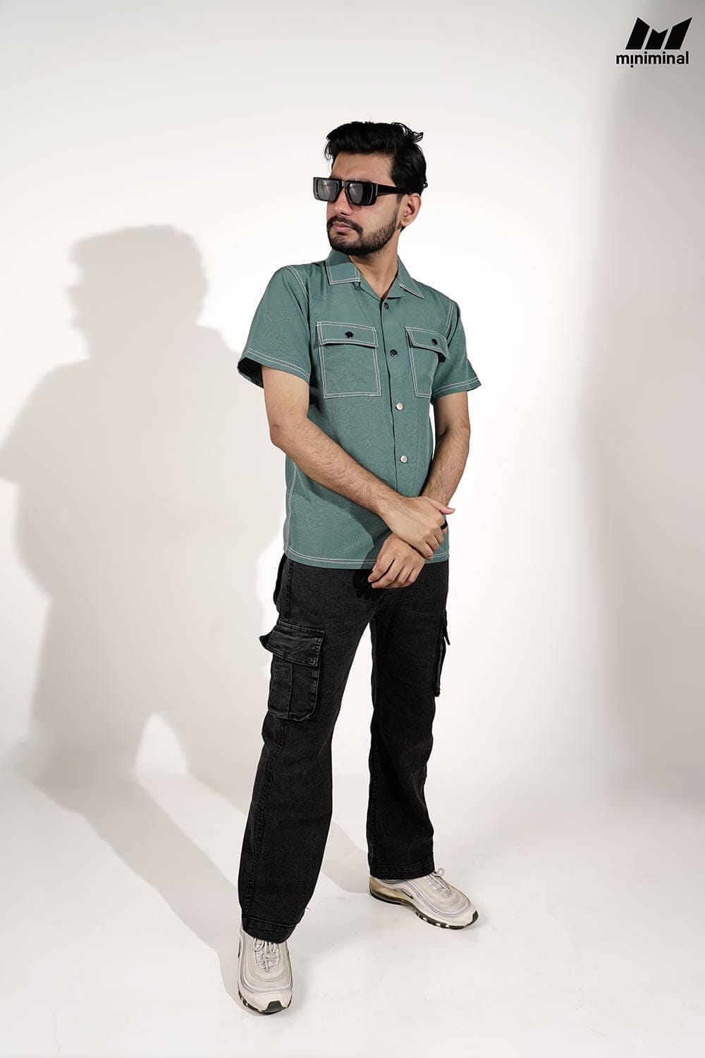 Miniminal Premium Half Sleeve Cuban Shirt | C3 - Image 3