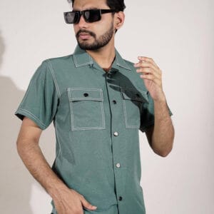 Miniminal Premium Half Sleeve Cuban Shirt | C3